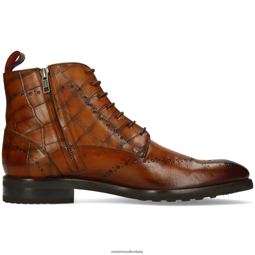 esso Melvin & Hamilton uomini Bobby 9 marrone stivaletti L80P2P104