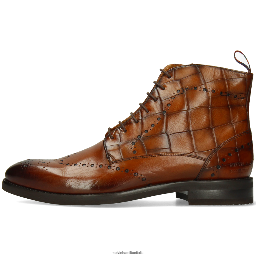 esso Melvin & Hamilton uomini Bobby 9 marrone stivaletti L80P2P104