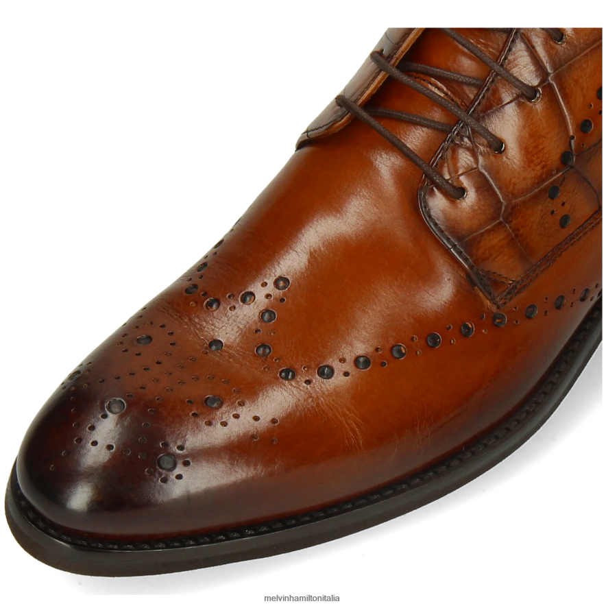 esso Melvin & Hamilton uomini Bobby 9 marrone stivaletti L80P2P104