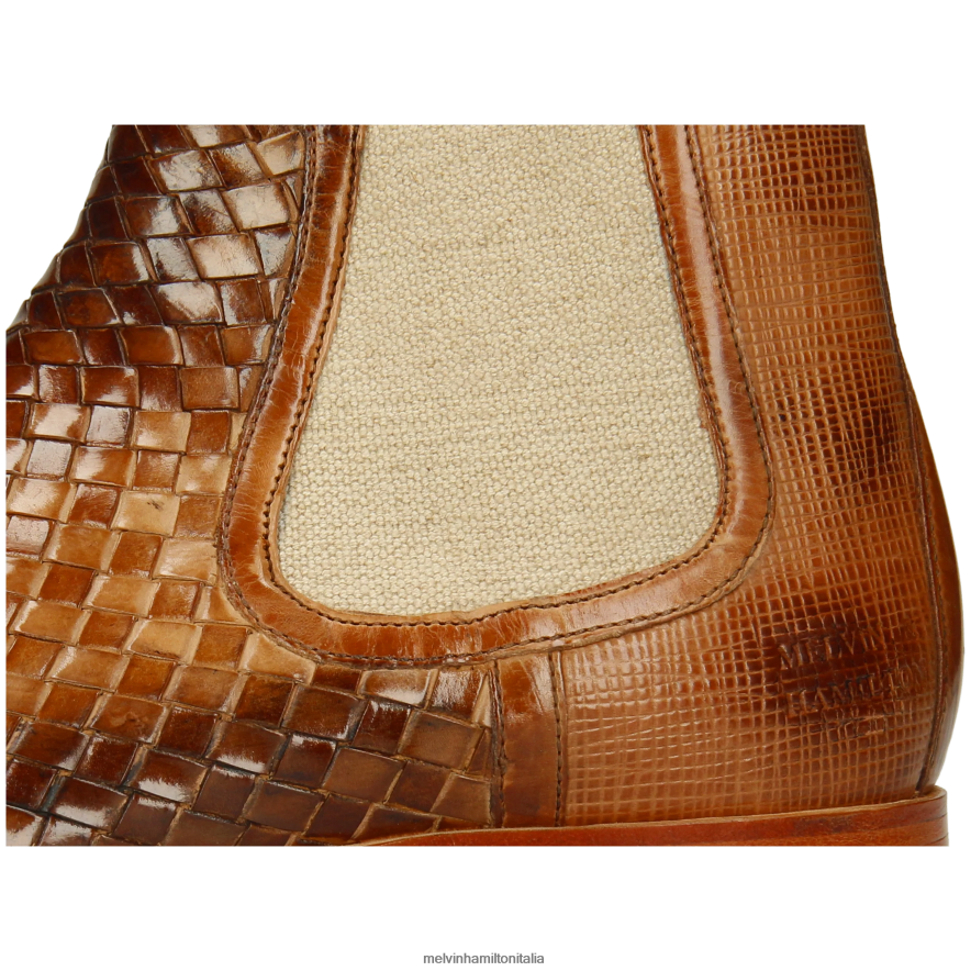 esso Melvin & Hamilton uomini Brad 6 Marrone chiaro stivaletti L80P2P14