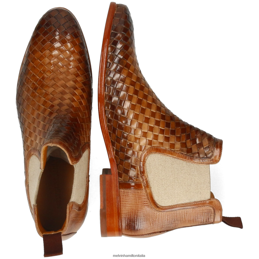 esso Melvin & Hamilton uomini Brad 6 Marrone chiaro stivaletti L80P2P14