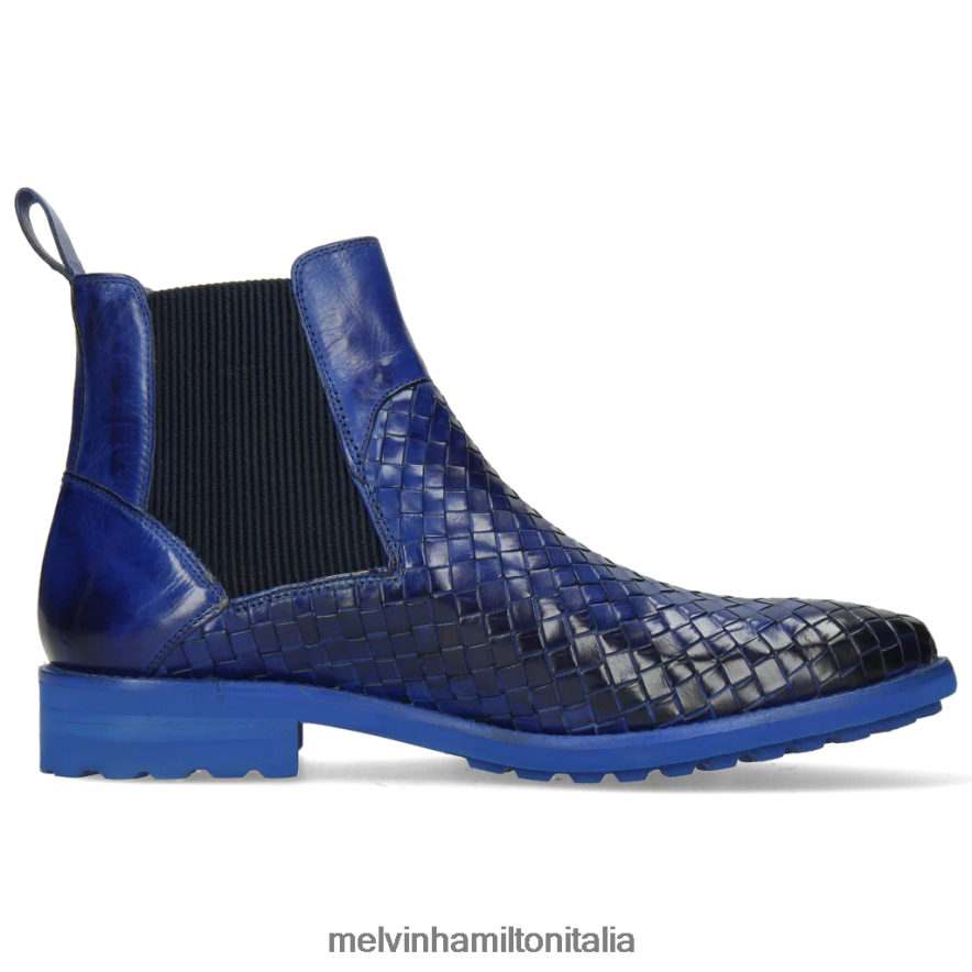 esso Melvin & Hamilton uomini Brad 9 blu stivaletti L80P2P128