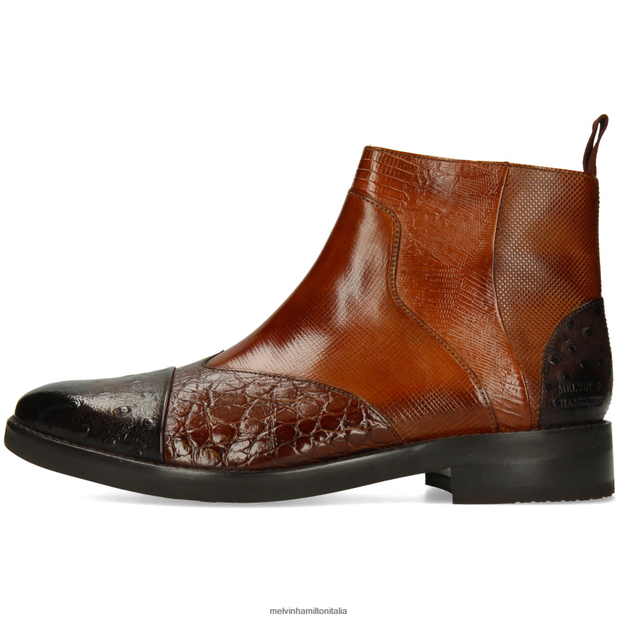 esso Melvin & Hamilton uomini Enrico 29 marrone stivaletti L80P2P76
