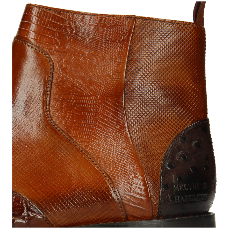 esso Melvin & Hamilton uomini Enrico 29 marrone stivaletti L80P2P76