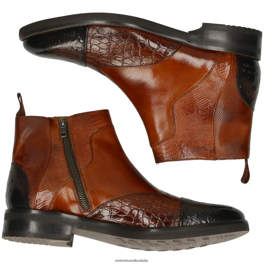 esso Melvin & Hamilton uomini Enrico 29 marrone stivaletti L80P2P76