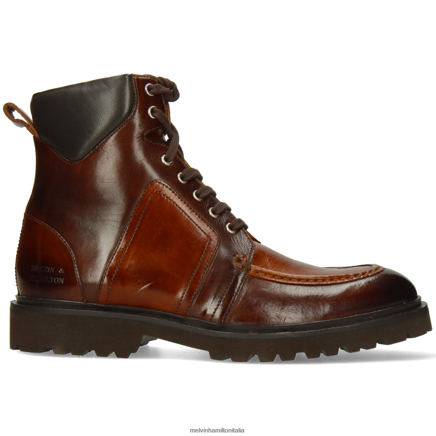 esso Melvin & Hamilton uomini Giorgio 1 marrone stivaletti L80P2P18