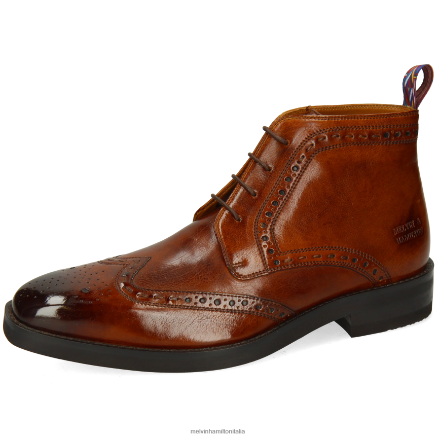 esso Melvin & Hamilton uomini Jeff7 marrone stivaletti DLT2BB70