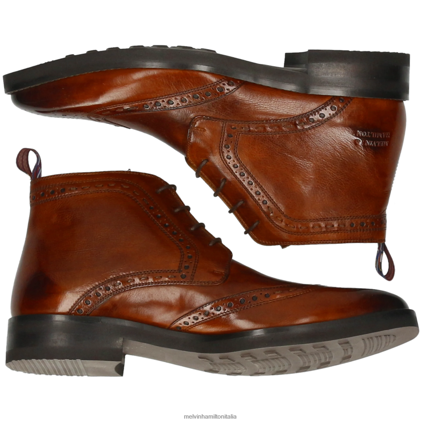 esso Melvin & Hamilton uomini Jeff7 marrone stivaletti DLT2BB70