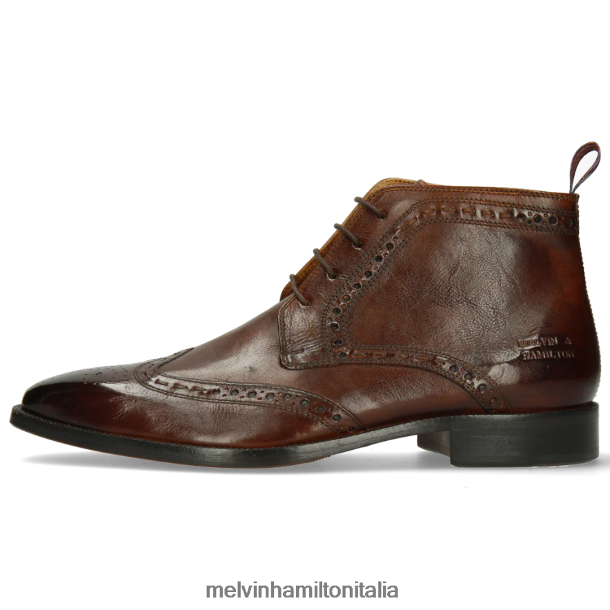 esso Melvin & Hamilton uomini Jeff7 marrone stivaletti L80P2P116