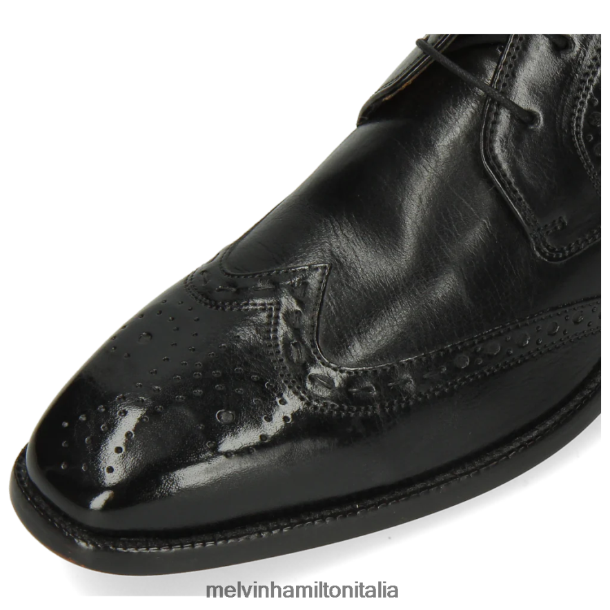 esso Melvin & Hamilton uomini Jeff7 nero stivaletti L80P2P126