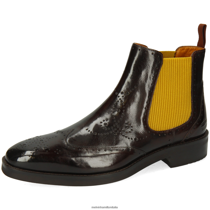 esso Melvin & Hamilton uomini Jeff 35 marrone stivaletti L80P2P99
