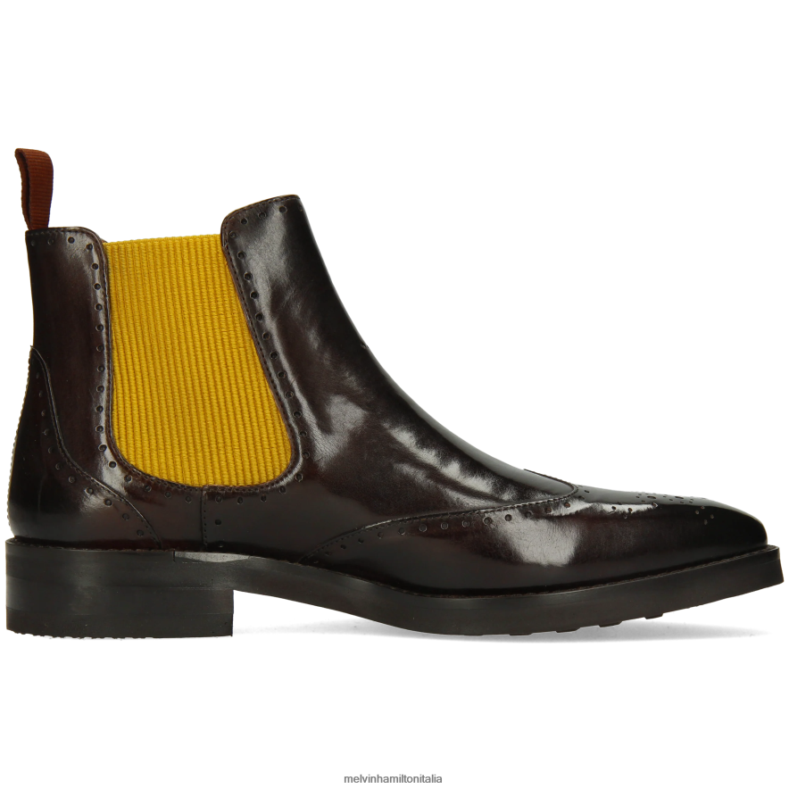 esso Melvin & Hamilton uomini Jeff 35 marrone stivaletti L80P2P99