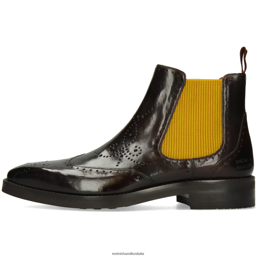 esso Melvin & Hamilton uomini Jeff 35 marrone stivaletti L80P2P99