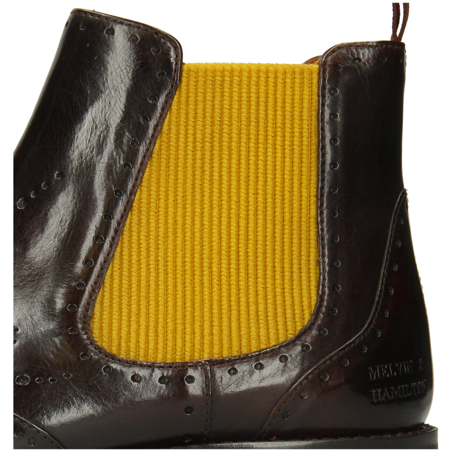 esso Melvin & Hamilton uomini Jeff 35 marrone stivaletti L80P2P99