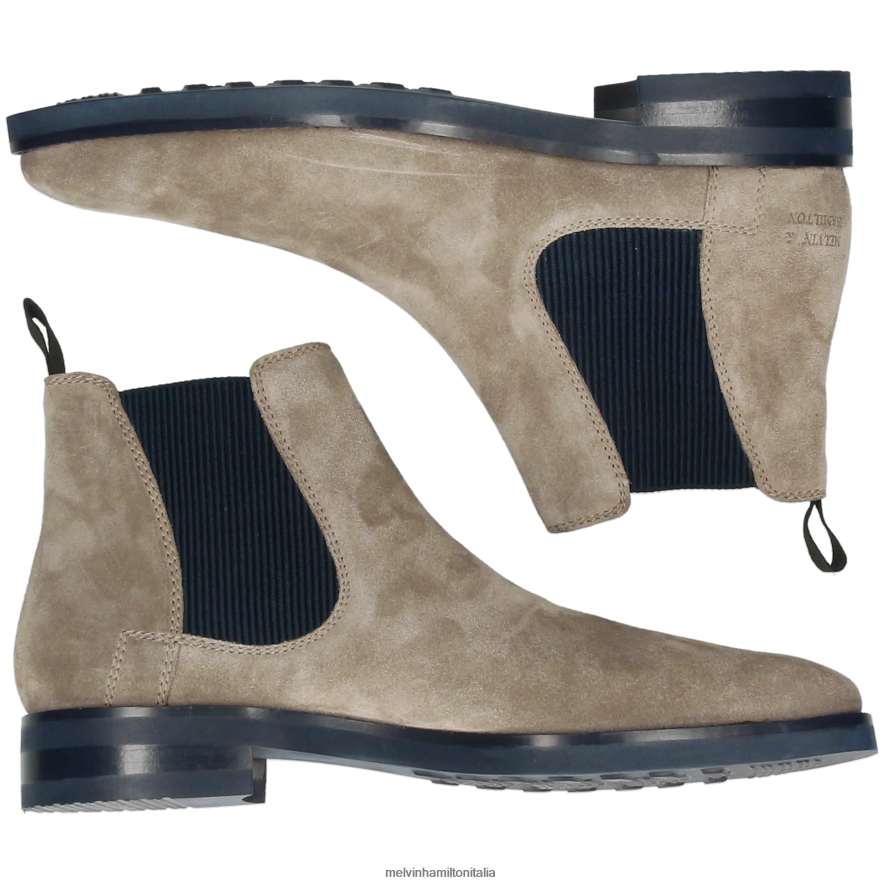 esso Melvin & Hamilton uomini Lewis 20 grigio stivaletti L80P2P94