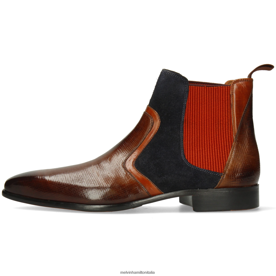 esso Melvin & Hamilton uomini Lewis 26 marrone stivaletti L80P2P115