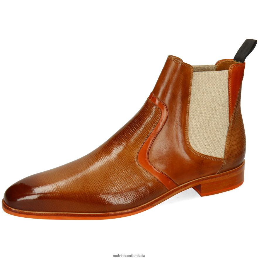 esso Melvin & Hamilton uomini Lewis 26 marrone stivaletti L80P2P2