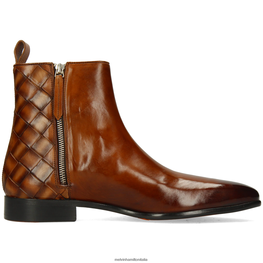 esso Melvin & Hamilton uomini Lewis 55 marrone stivaletti L80P2P49