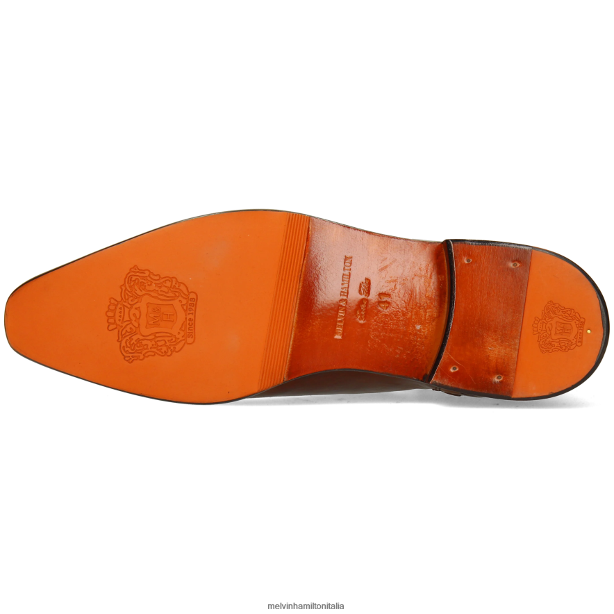 esso Melvin & Hamilton uomini Lewis 55 marrone stivaletti L80P2P49
