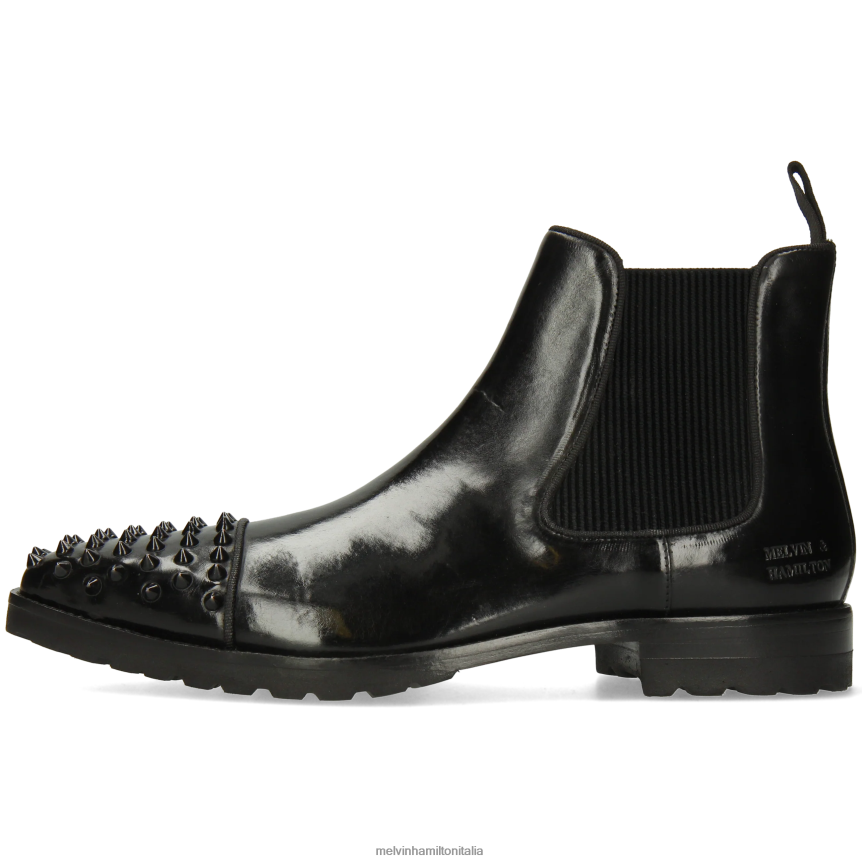 esso Melvin & Hamilton uomini Lewis 57 nero stivaletti DLT2BB78