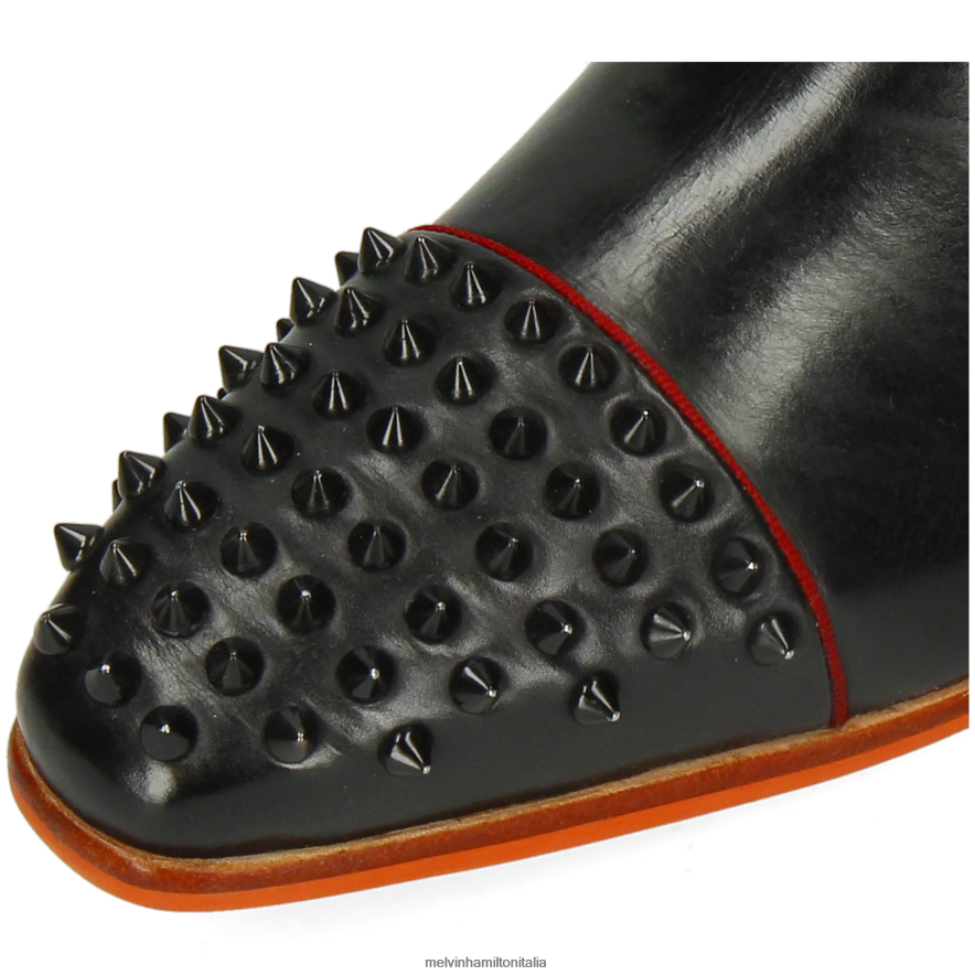 esso Melvin & Hamilton uomini Lewis 57 nero stivaletti L80P2P8