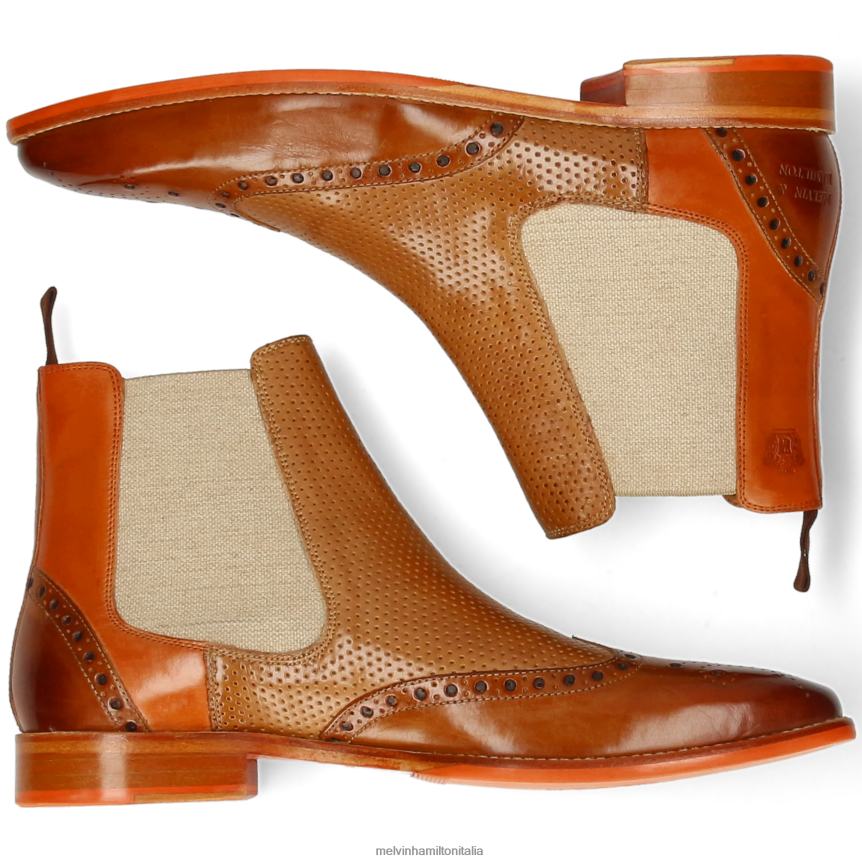 esso Melvin & Hamilton uomini Martino 5 marrone stivaletti DLT2BB50