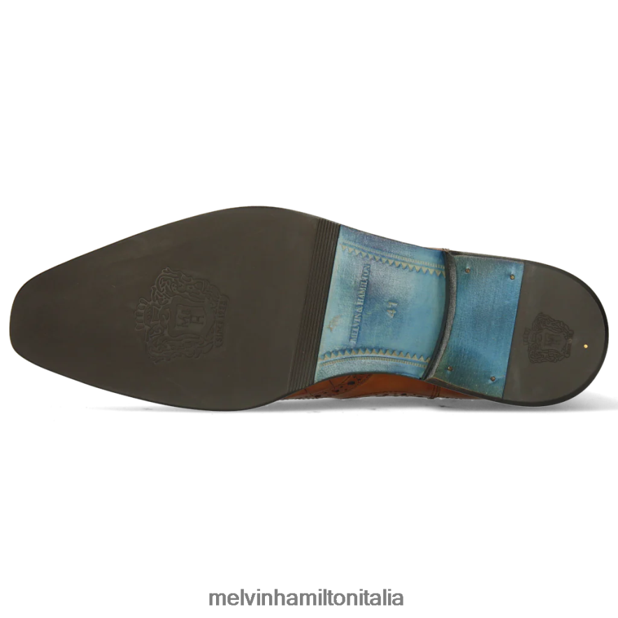 esso Melvin & Hamilton uomini Martino 5 marrone stivaletti L80P2P119