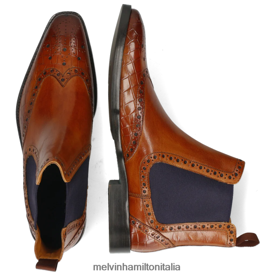 esso Melvin & Hamilton uomini Martino 5 marrone stivaletti L80P2P119