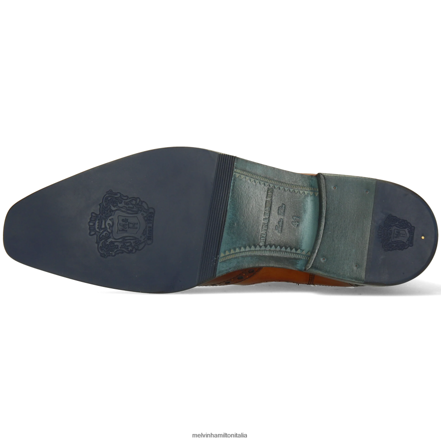 esso Melvin & Hamilton uomini Martino 5 marrone stivaletti L80P2P120