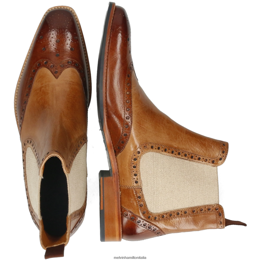 esso Melvin & Hamilton uomini Martino 5 marrone stivaletti L80P2P143