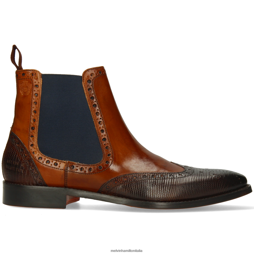 esso Melvin & Hamilton uomini Martino 5 marrone stivaletti L80P2P17