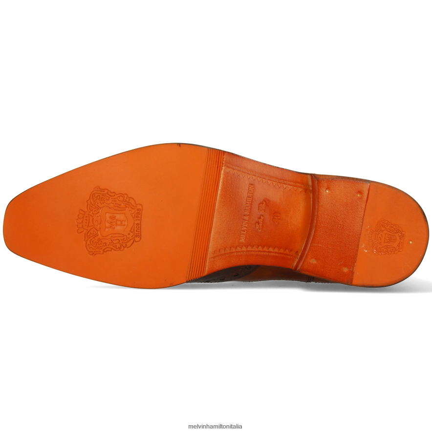 esso Melvin & Hamilton uomini Martino 5 marrone stivaletti L80P2P17
