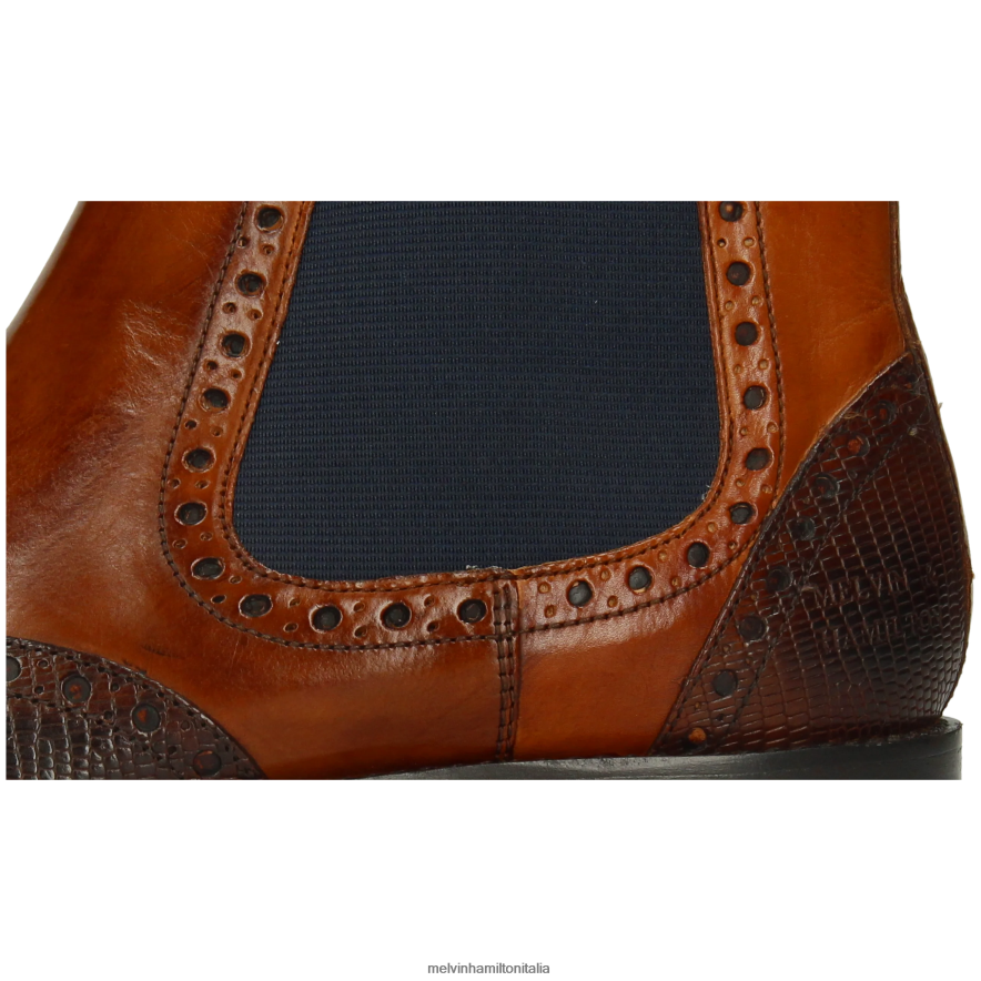 esso Melvin & Hamilton uomini Martino 5 marrone stivaletti L80P2P17