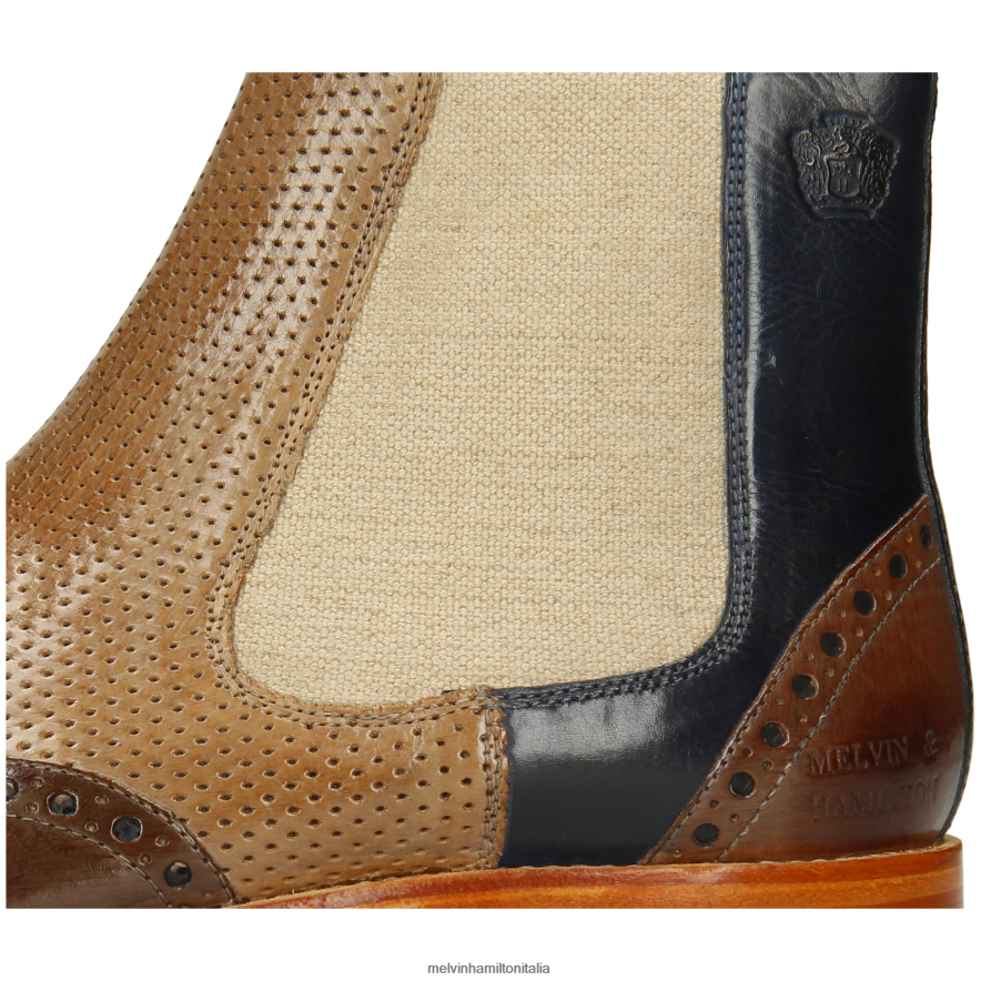 esso Melvin & Hamilton uomini Martino 5 marrone stivaletti L80P2P43