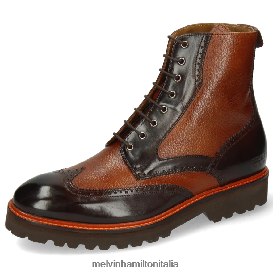 esso Melvin & Hamilton uomini Matteo 43 marrone stivaletti L80P2P118