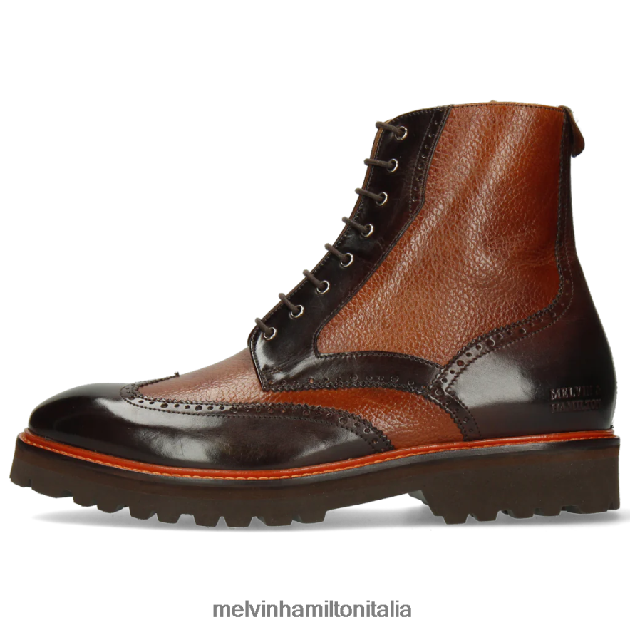 esso Melvin & Hamilton uomini Matteo 43 marrone stivaletti L80P2P118