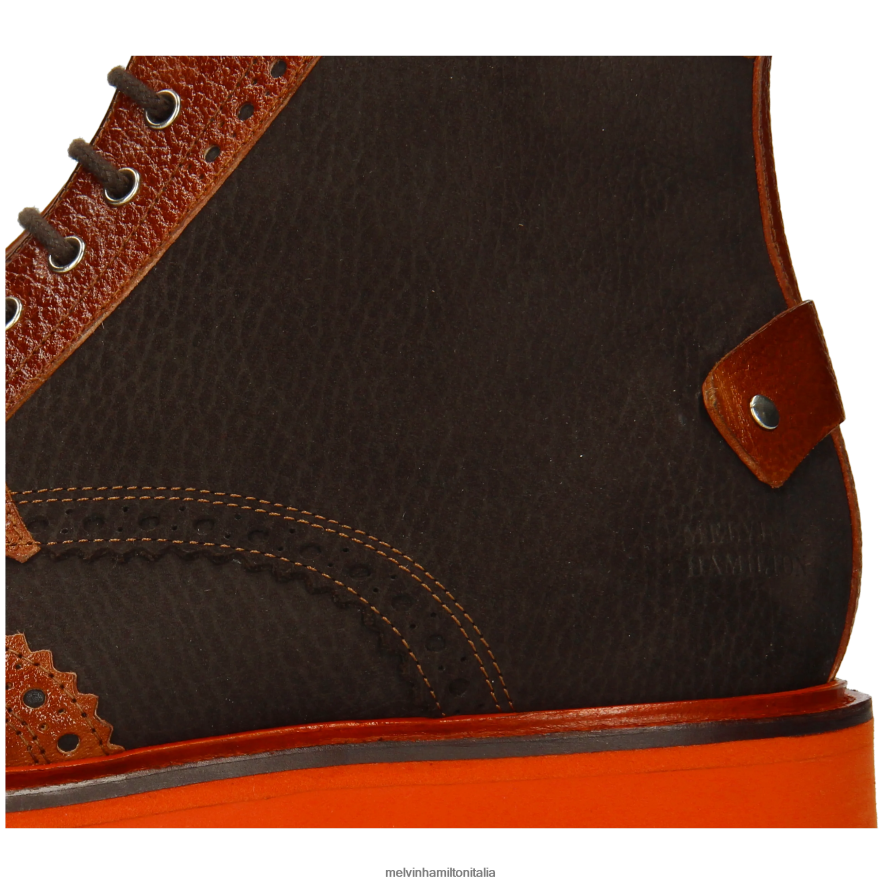 esso Melvin & Hamilton uomini Matteo 48 marrone stivaletti L80P2P97