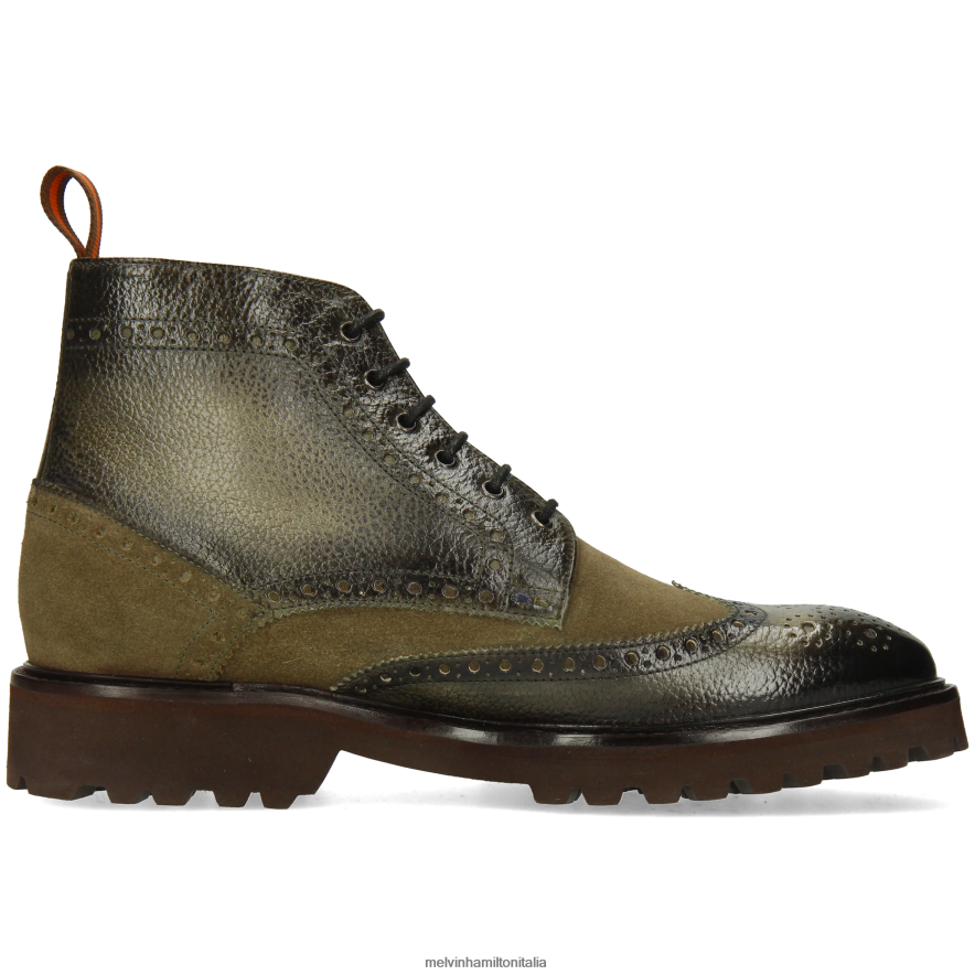 esso Melvin & Hamilton uomini Matteo 7 cachi stivaletti L80P2P75