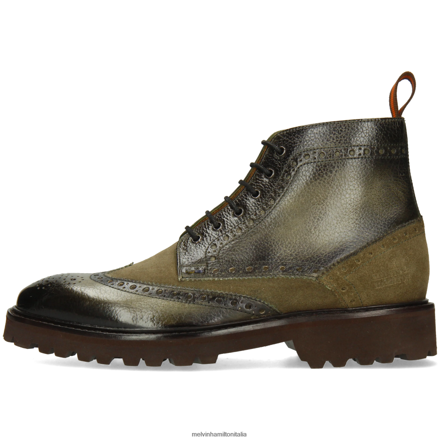 esso Melvin & Hamilton uomini Matteo 7 cachi stivaletti L80P2P75