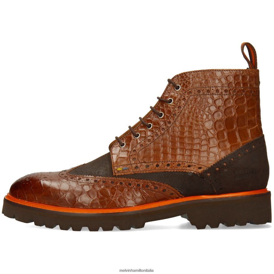 esso Melvin & Hamilton uomini Matteo 7 marrone stivaletti L80P2P96