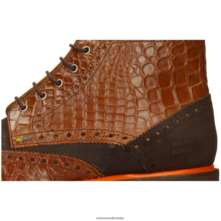esso Melvin & Hamilton uomini Matteo 7 marrone stivaletti L80P2P96