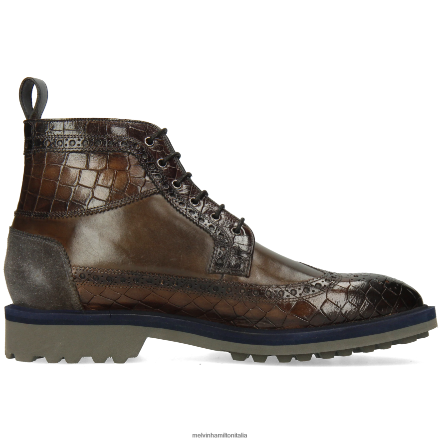 esso Melvin & Hamilton uomini Matteo 9 grigio stivaletti L80P2P66
