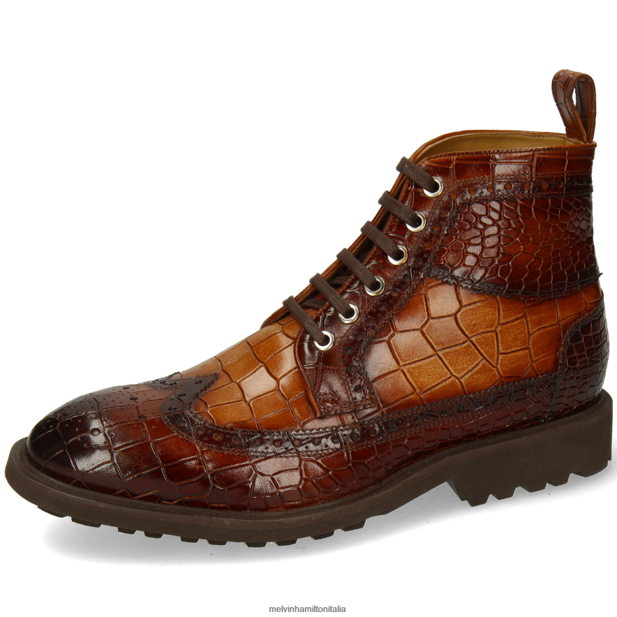 esso Melvin & Hamilton uomini Matteo 9 marrone stivaletti L80P2P112