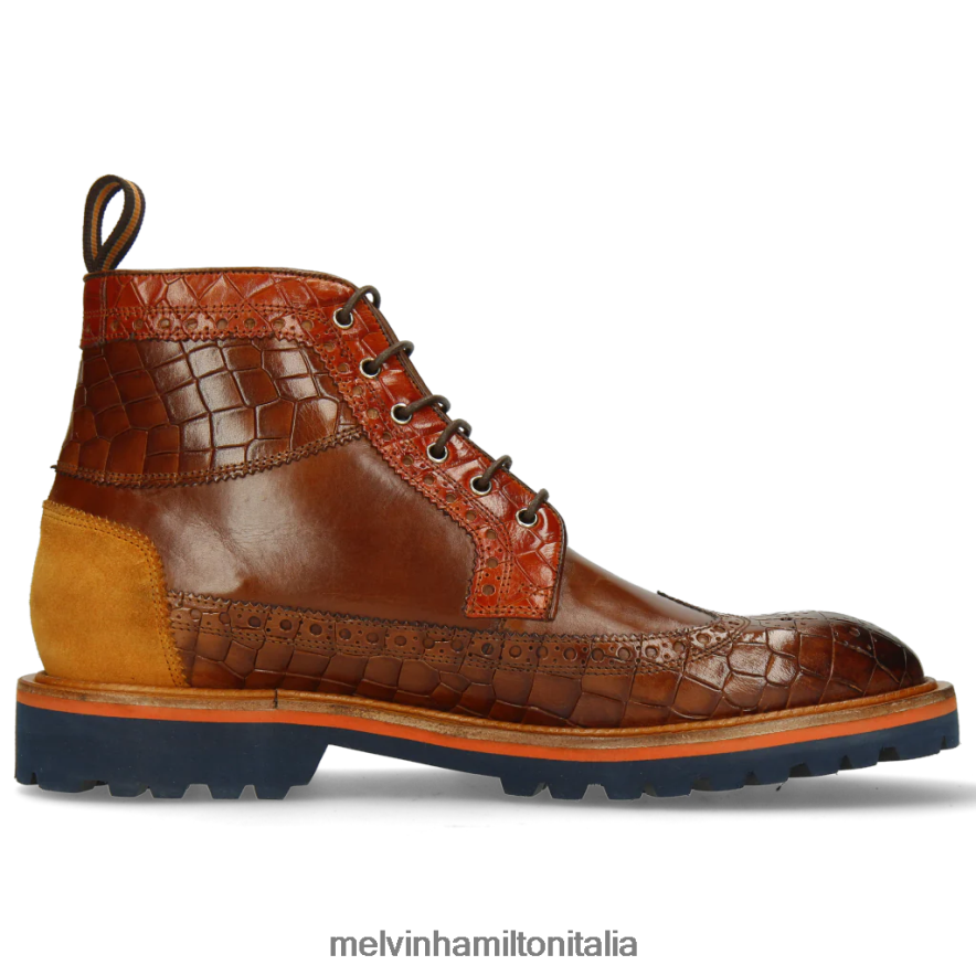 esso Melvin & Hamilton uomini Matteo 9 marrone stivaletti L80P2P113