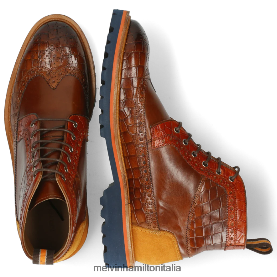 esso Melvin & Hamilton uomini Matteo 9 marrone stivaletti L80P2P113