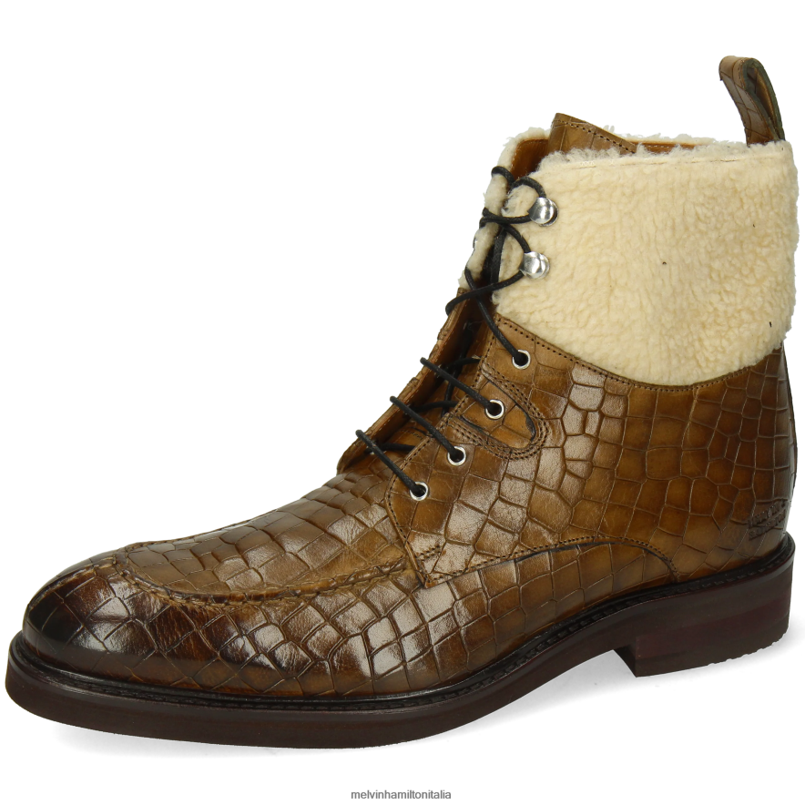 esso Melvin & Hamilton uomini Parker 3 cachi stivaletti L80P2P57