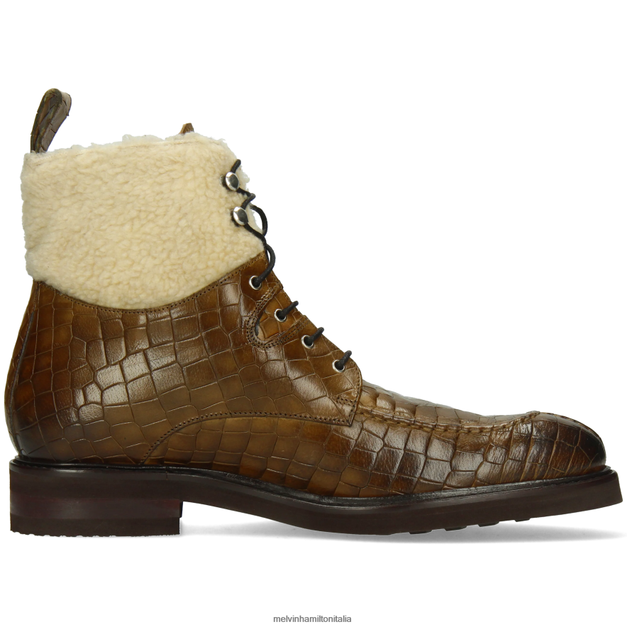 esso Melvin & Hamilton uomini Parker 3 cachi stivaletti L80P2P57