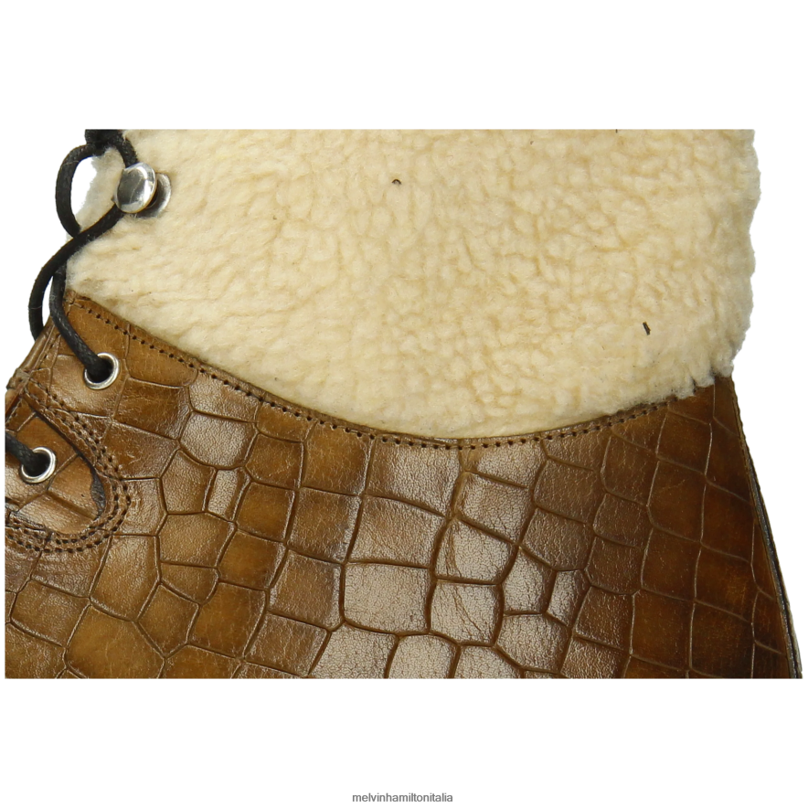 esso Melvin & Hamilton uomini Parker 3 cachi stivaletti L80P2P57