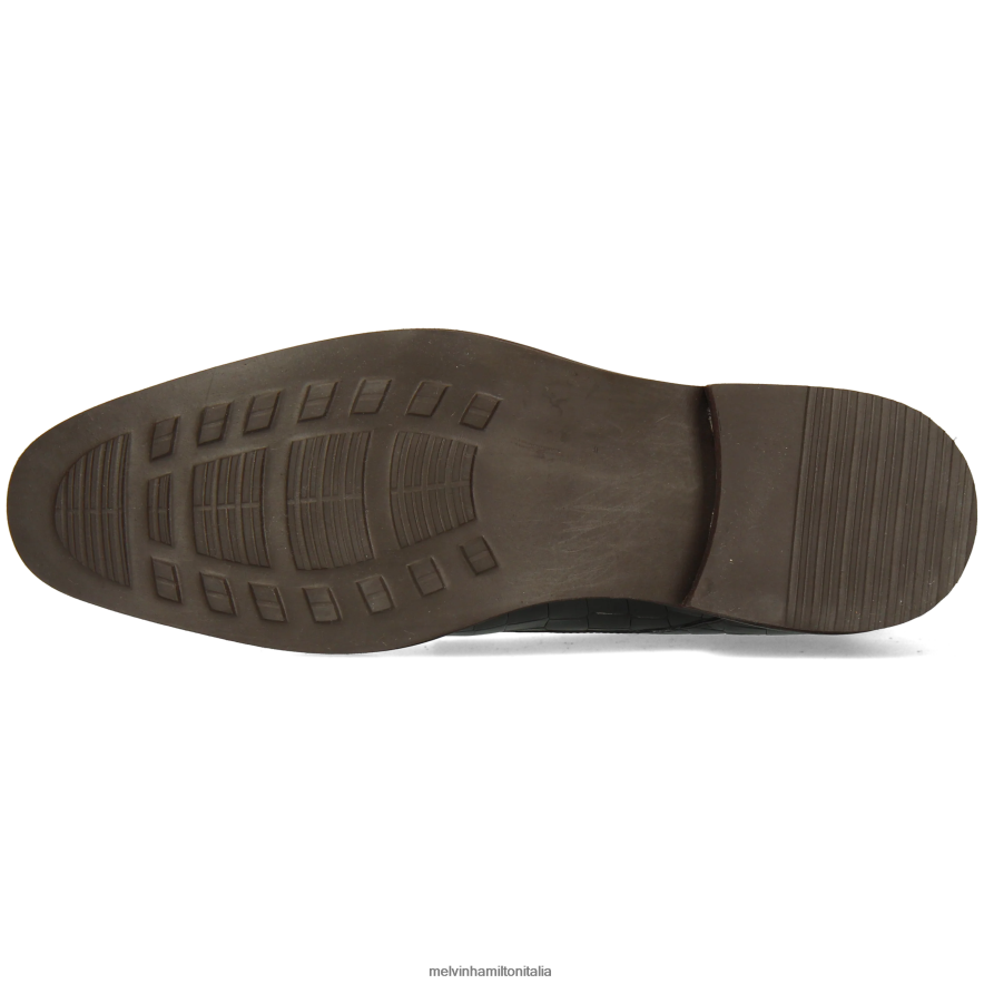 esso Melvin & Hamilton uomini Parker 3 nero stivaletti L80P2P58