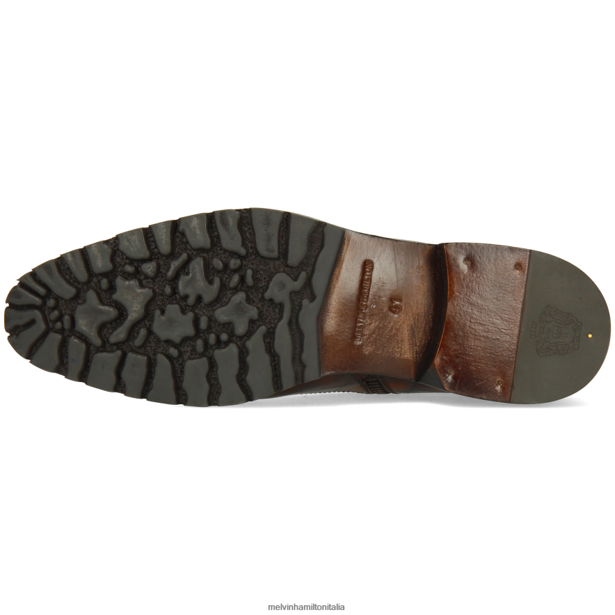 esso Melvin & Hamilton uomini Patrizio 22 marrone stivaletti L80P2P92